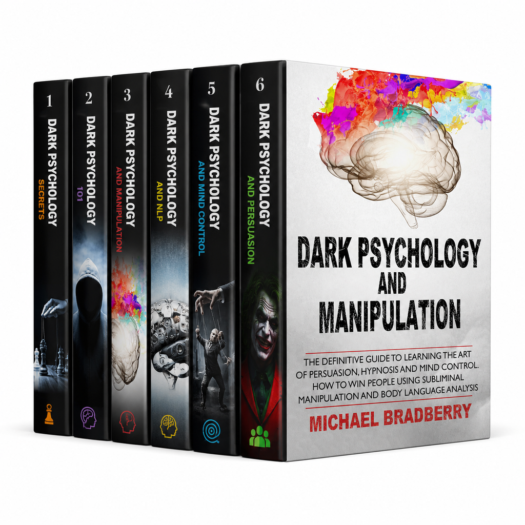 Dark Psychology eBook Bundle – 6 PDF Books on Persuasion, Manipulation, Mind Control, NLP & Human Behavior
